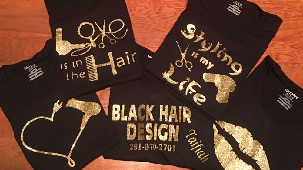 Black Hair Design view 3