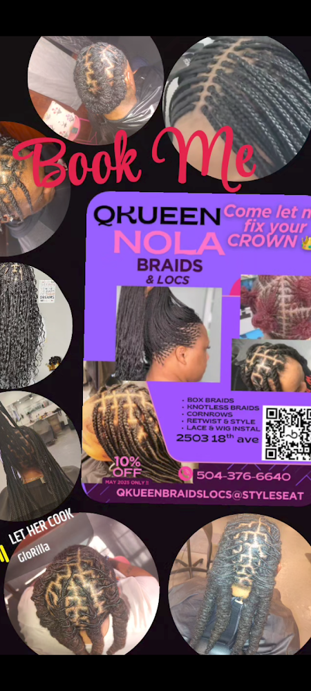 Qkueen Nola Braids locs view 2