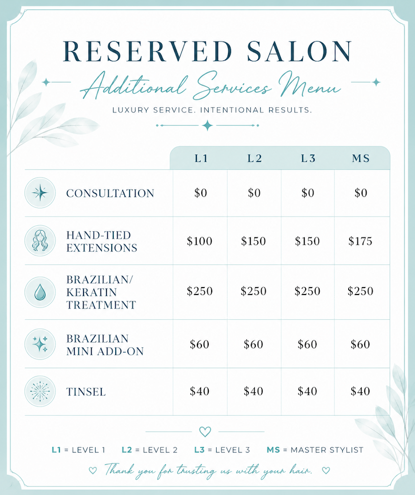 Reserved Salon view 5