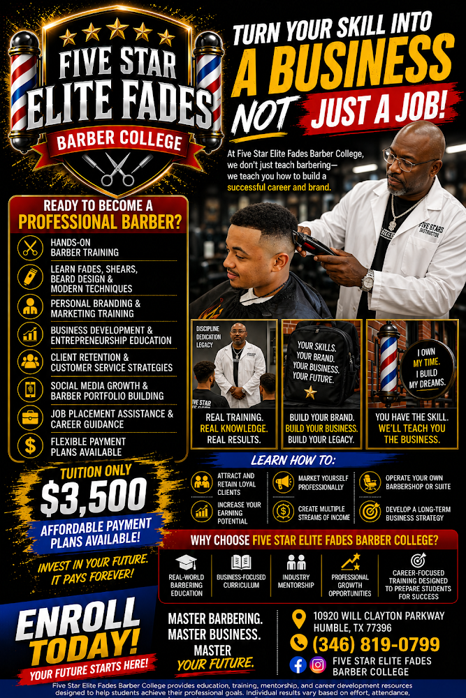 Five Star Elite Fades Barber College photo 3