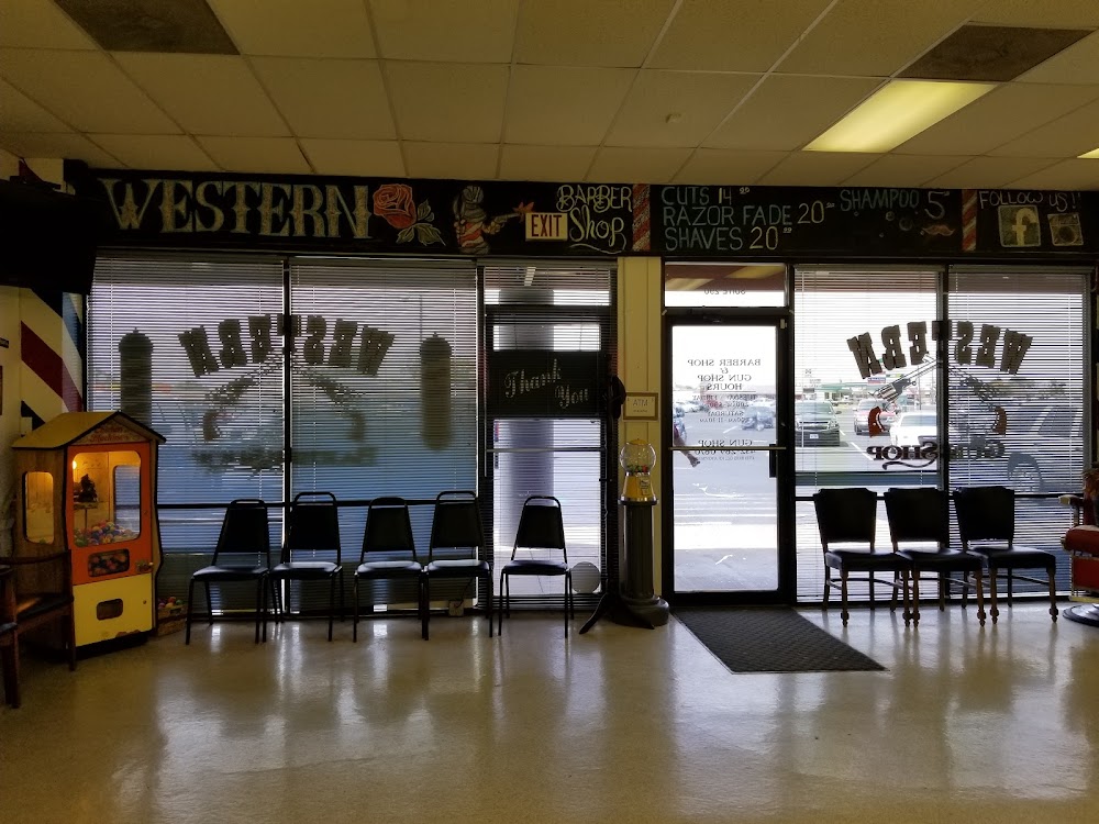 Western Barber and Gun shop view 3
