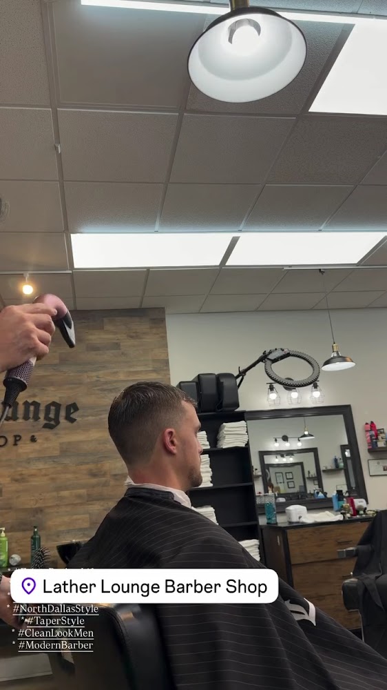 Lather Lounge Barbershop - Frisco Tx- Haircuts- Beard Trims- Straight Razor Shaves view 3