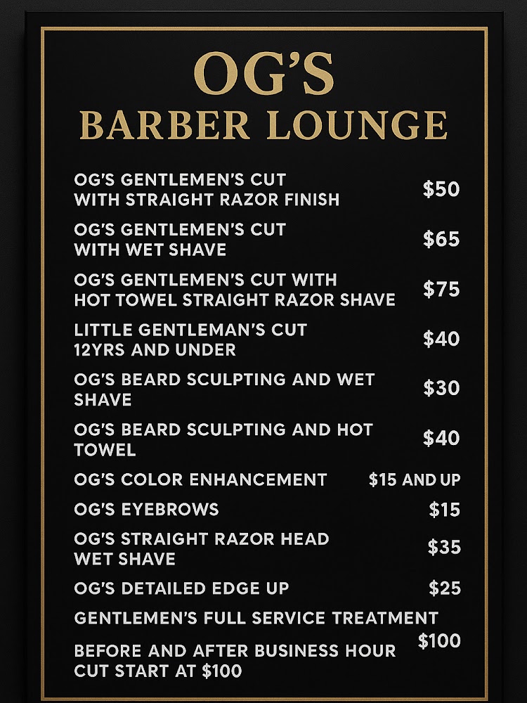 OG’s Barber Lounge view 5