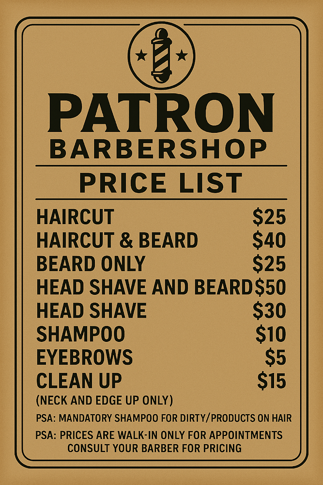 Patron Barbershop view 5