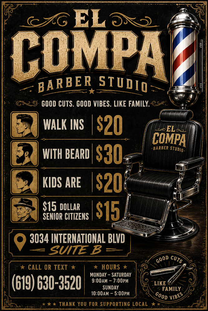 El Compa Barber studio primary photo