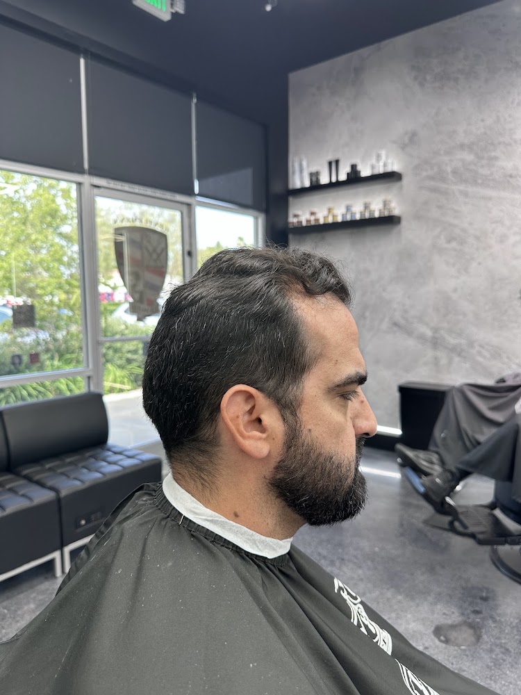 Gentlemen's League Barbershop - Newhall Ranch Rd view 2