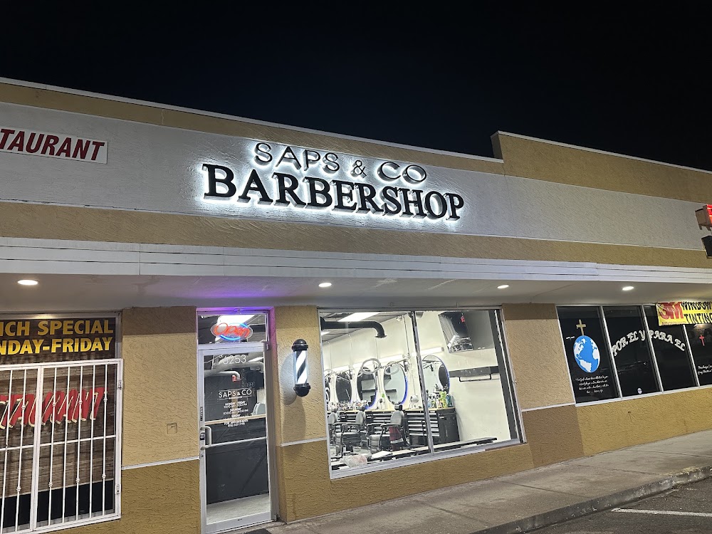 SAPS & CO. Barbershop view 4