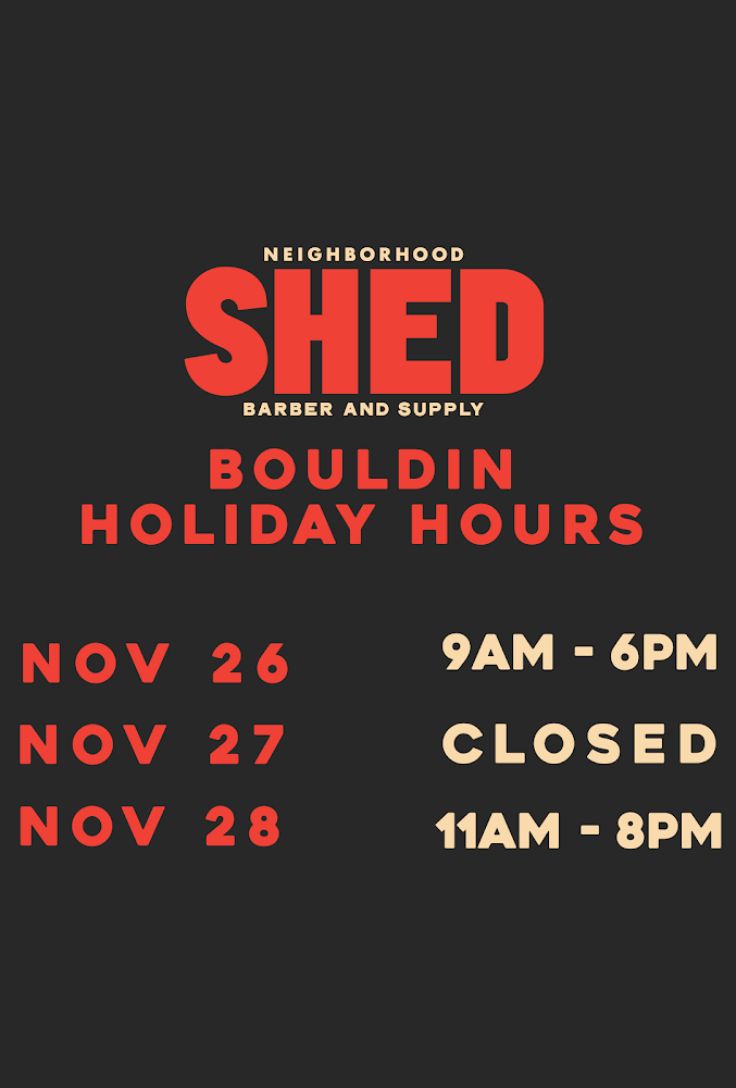 SHED Barber and Supply Bouldin primary photo
