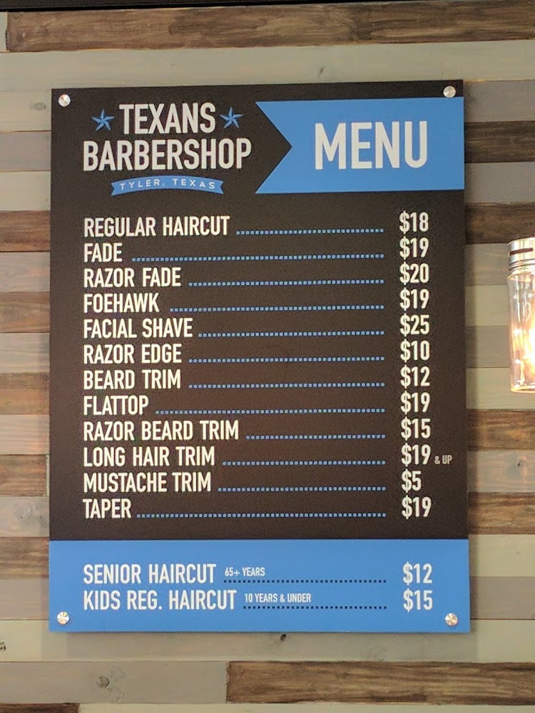 Texan's Barber shop view 4