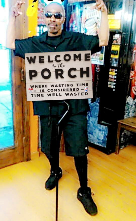 The Porch barbershop view 5